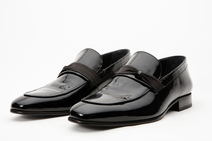 The Dodoma Black Patent  Leather Loafer Shoe