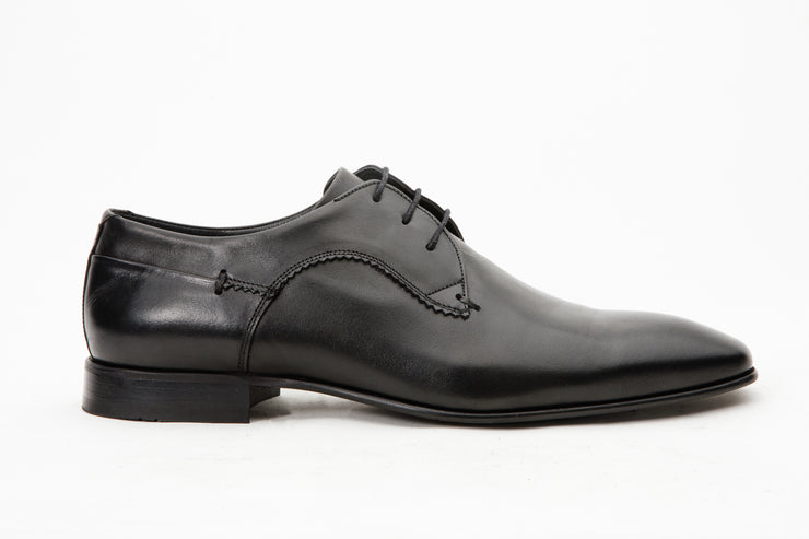 The Buenos Aires Black Derby Shoes