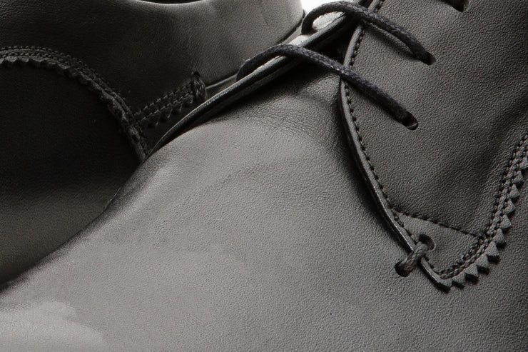 The Buenos Aires Black Derby Shoes