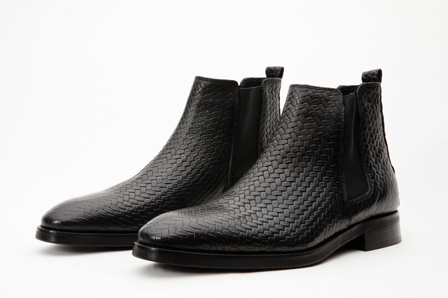 The Oslo Black Leather Chelsea Men Boot