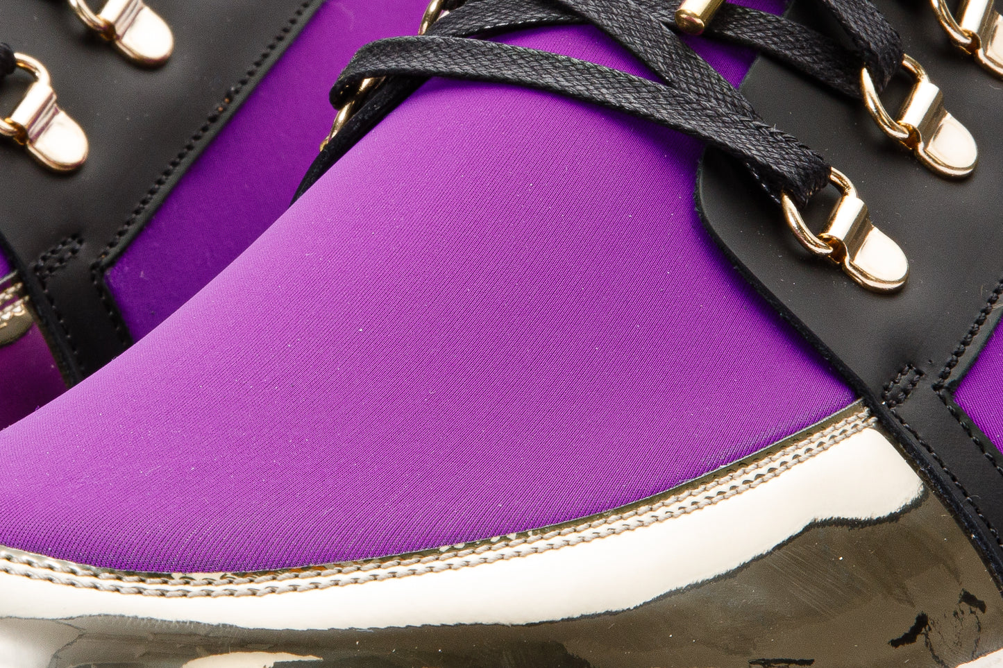 The Emir Purple Leather Men Sneaker Limited Edition