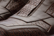 The Mugla Brown Snk Leather Sneaker