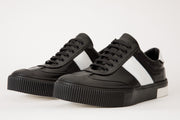 The Rom Black Leather Sneaker