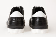 The Rom Black Leather Sneaker