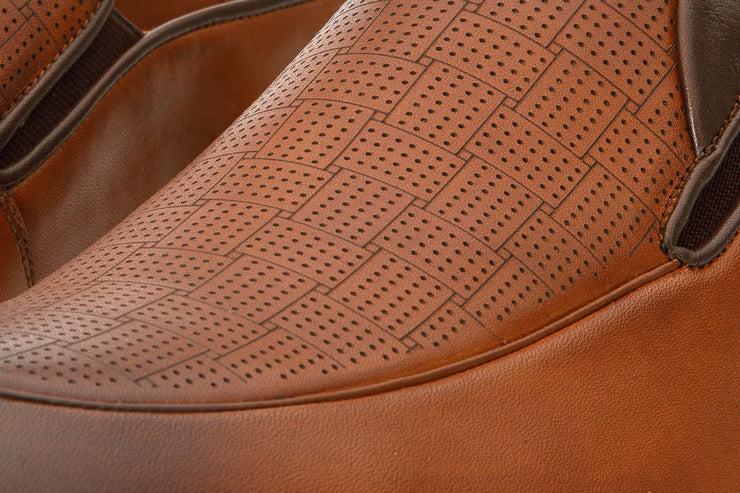 The Migues Brown Leather Loafer Shoe