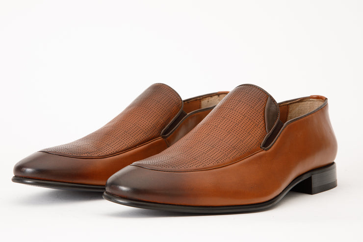 The Migues Brown Leather Loafer Shoe