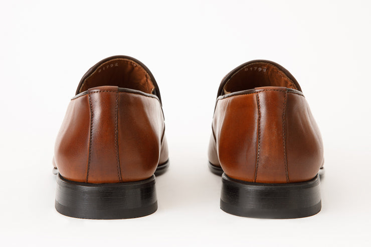 The Migues Brown Leather Loafer Shoe
