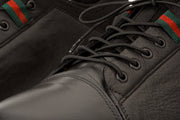 The Hoxton Black Leather Sneaker