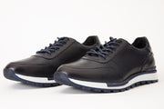 The Tisina Blue Leather Sneaker