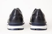 The Tisina Blue Leather Sneaker