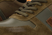 The Kilo Green Leather Sneaker
