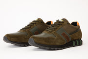 The Kilo Green Leather Sneaker