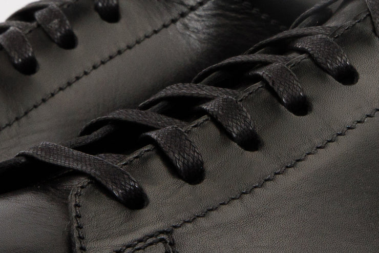 The Noble Black Leather Sneaker