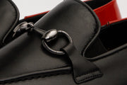 The Maratea Black Leather shoe Bit Loafer