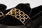 The Gemena Black Shoe Bit Dress Loafer