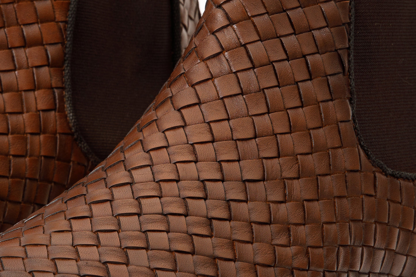 The Luxpre Tan Leather Handwoven Casual Chelsea Men Boot Final Sale!