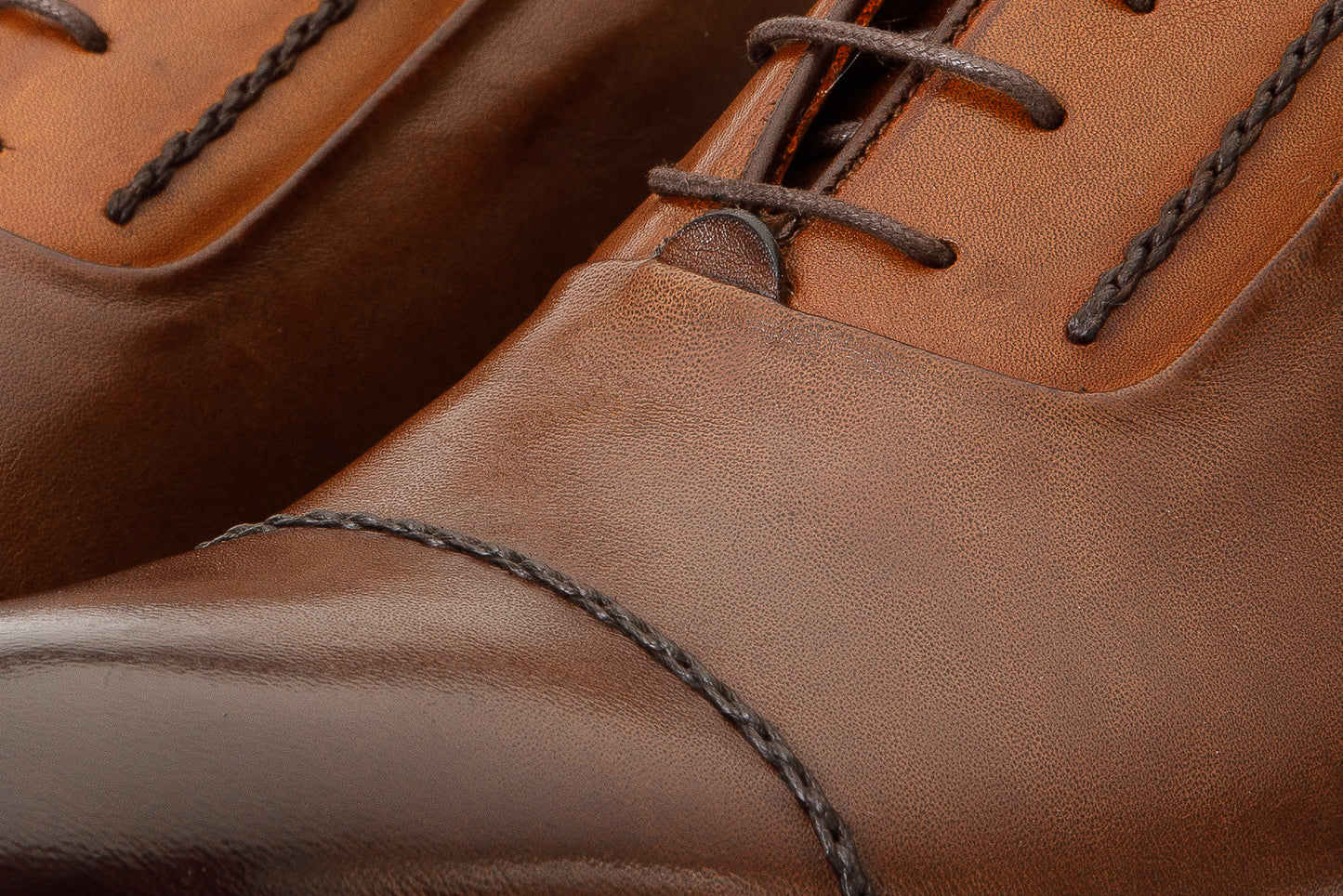 The Rome Tan Leather Oxford Cap-Toe Men Boot