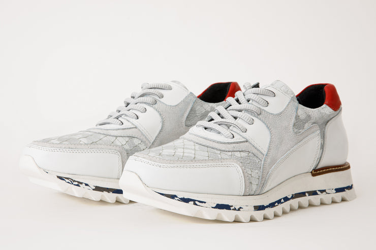 The Cakarta White Leather Sneaker FINAL SALE!