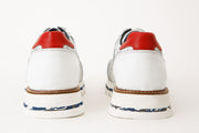 The Cakarta White Leather Sneaker