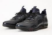 The Madrid Navy Blue Leather Casual Shoes