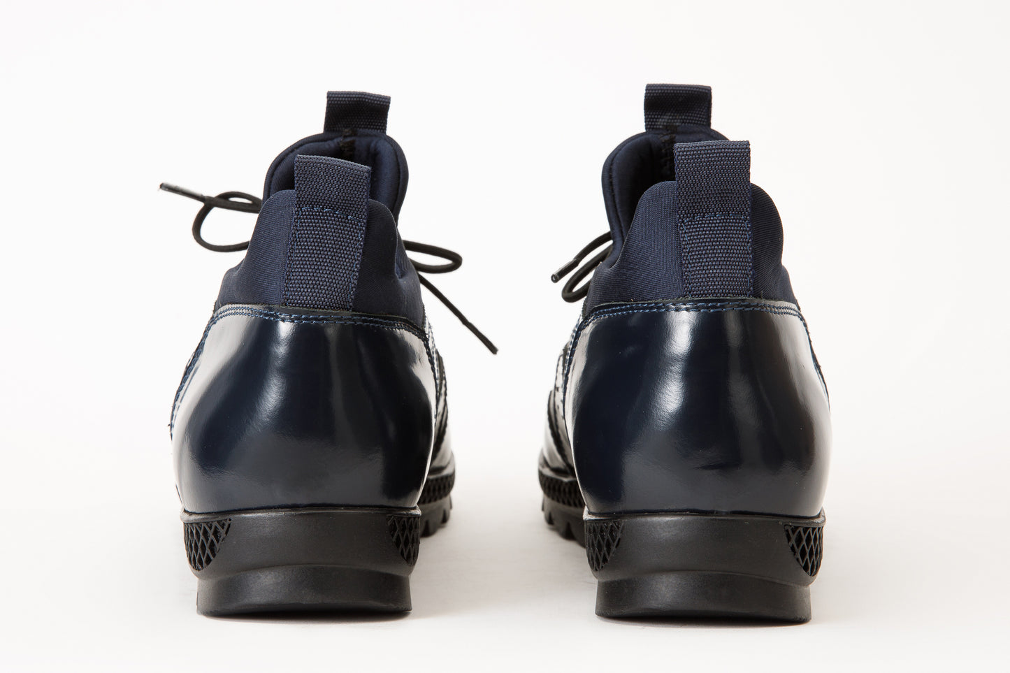 ¡Venta Final de los Zapatos Casual para Hombre de Cuero Azul Marino de Madrid!