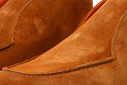 The Belek Brown Open Walk Suede Leather Boot