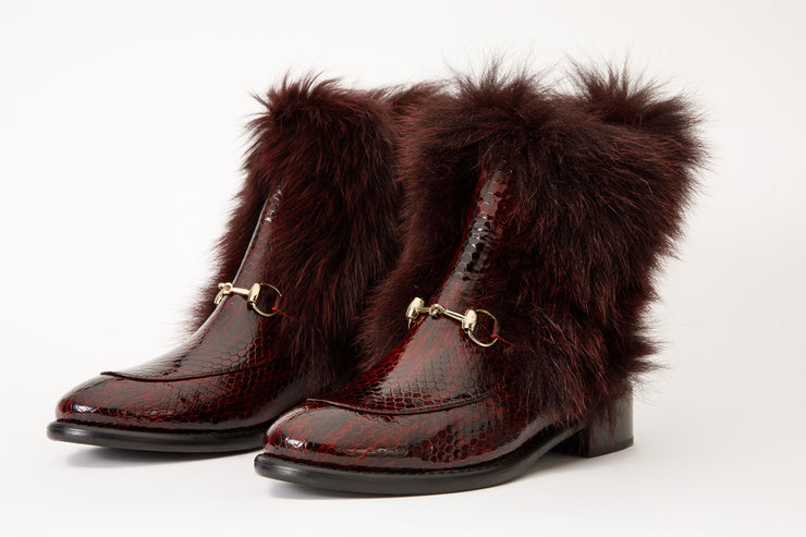 IZMIR  BURGUNDY LEATHER LIMITED EDITION!