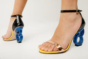 The Kiyev Rose Gold Leather Sandal