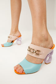 The Vouge Multicolor Leather Sandal