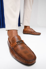 The Riobamba Brown Leather Bit Loafer