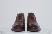 The Rome Tan Leather Oxford Cap-Toe Boot