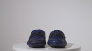 The Tanca Navy Blue Leather Bit Loafer