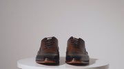 The Royal Hand Craft Black/Brown Wingtip Oxford Shoe