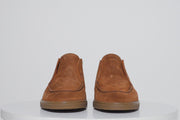 The Belek Brown Open Walk Suede Leather Boot
