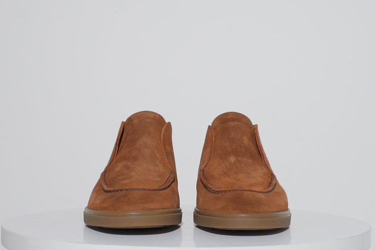 The Belek Brown Open Walk Suede Leather Boot
