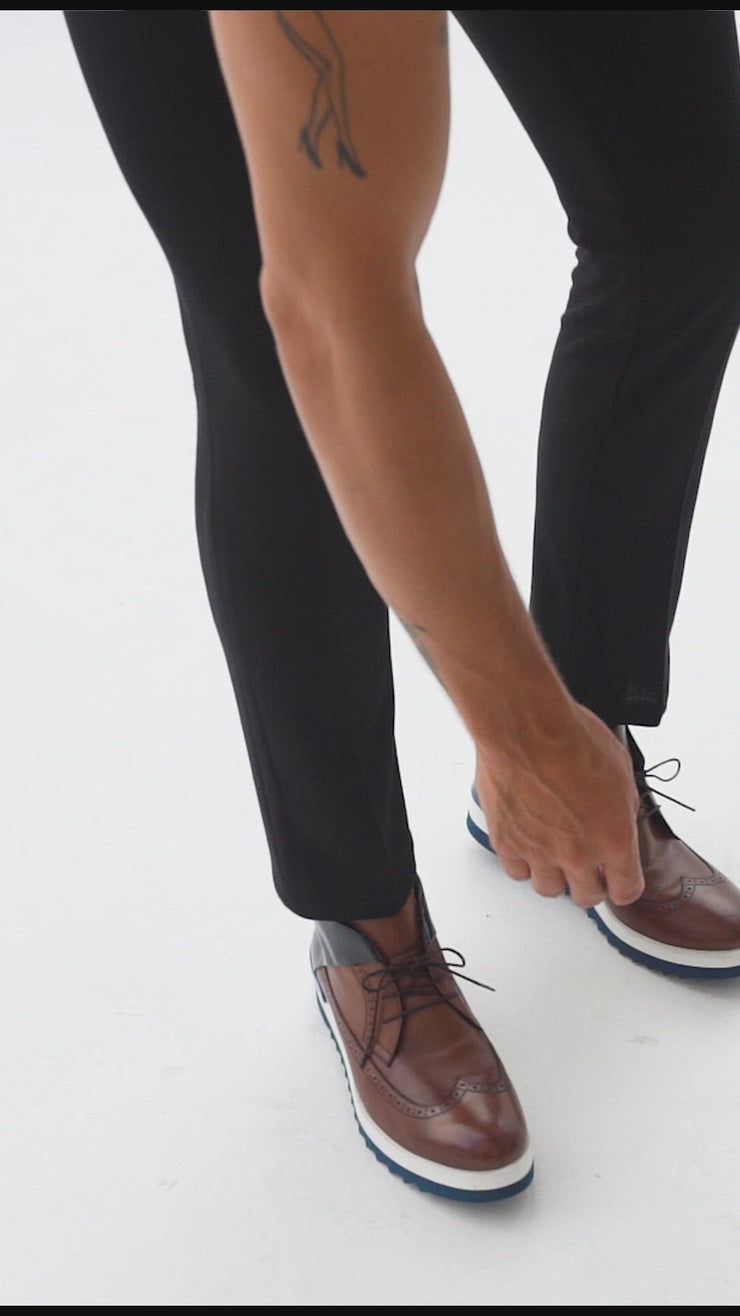 The Kagan Tan Wingtip Chukka Sneaker Boot