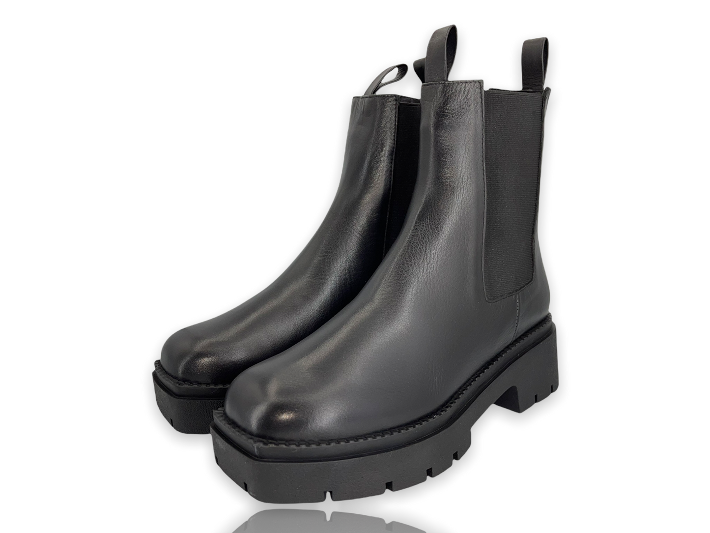 The Olga Black Leather Boot FINAL SALE!