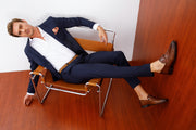 The Johannesburg Brown Leather Dress Loafer Shoe