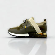 The Reno Green Leather Sneaker