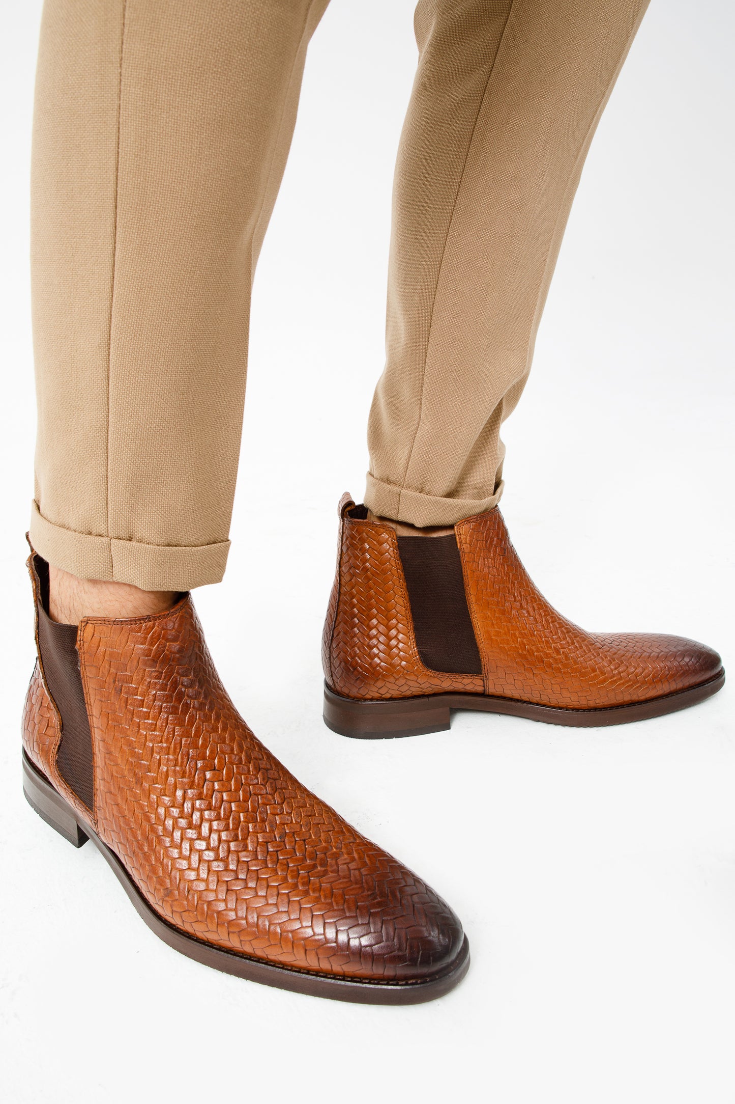 The Oslo Tan Leather Chelsea Men Boot
