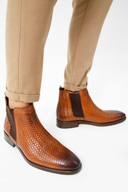 The Oslo Brown Leather Chelsea Boot