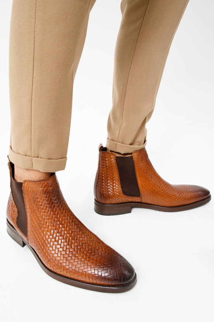 The Oslo Brown Leather Chelsea Boot