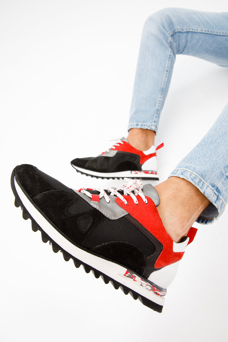 The Tyler Black Leather Sneaker Final Sale!