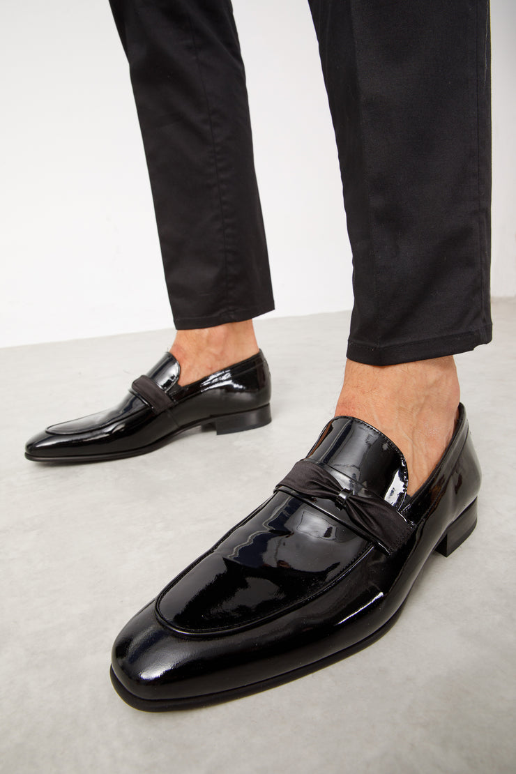 The Dodoma Black Patent  Leather Loafer Shoe