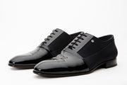 Colombo Black Cap Toe Oxford Shoe