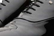 The Paris Black Patent Plain Toe Oxford Shoe