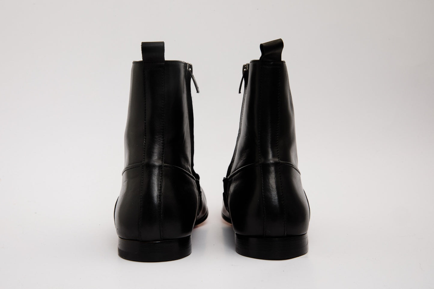 The Baron Black Bit Zip-Up Dress Men Boot Final Sale!