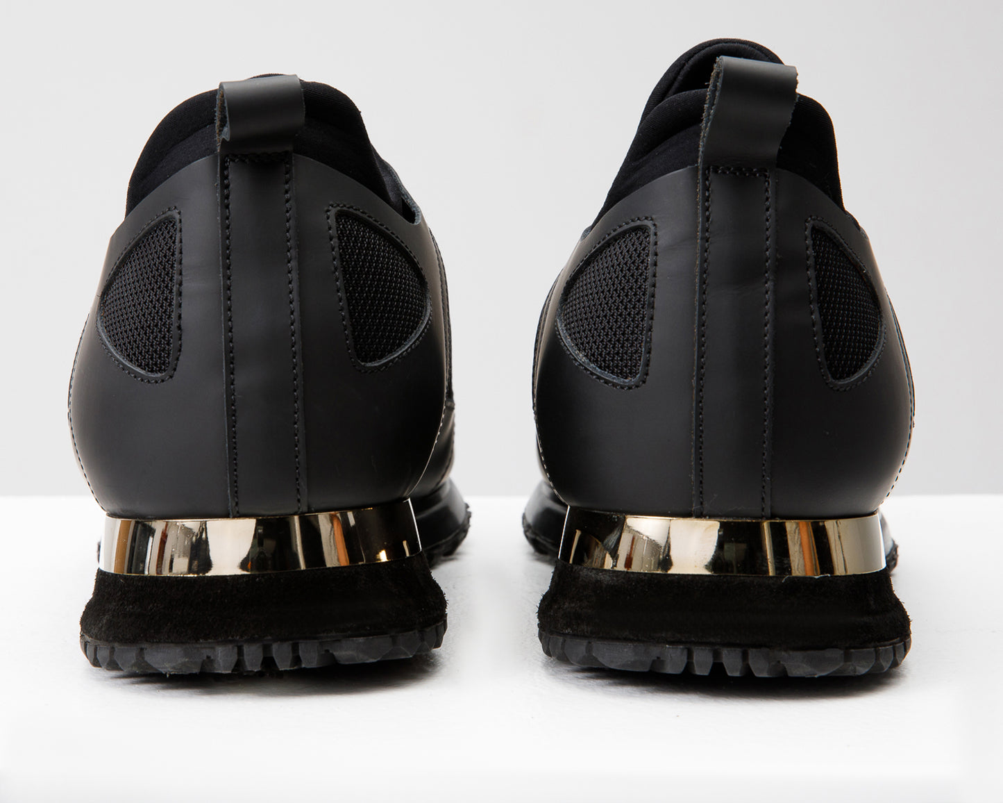 The Emir Black Leather Men Sneaker