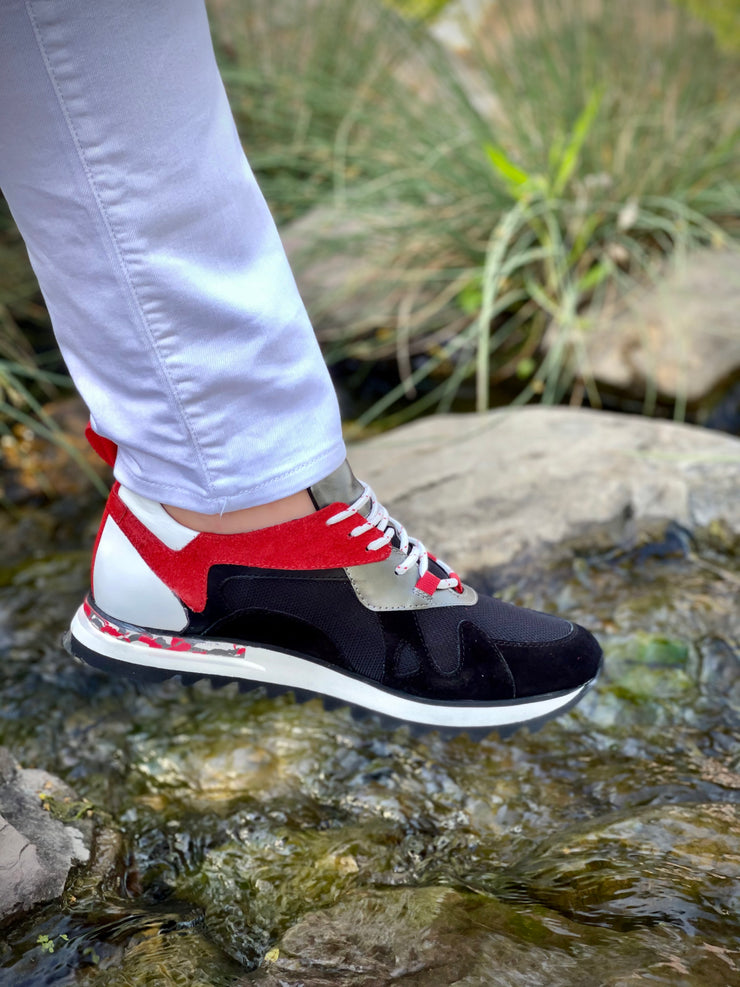 The Tyler Black Leather Sneaker Final Sale!