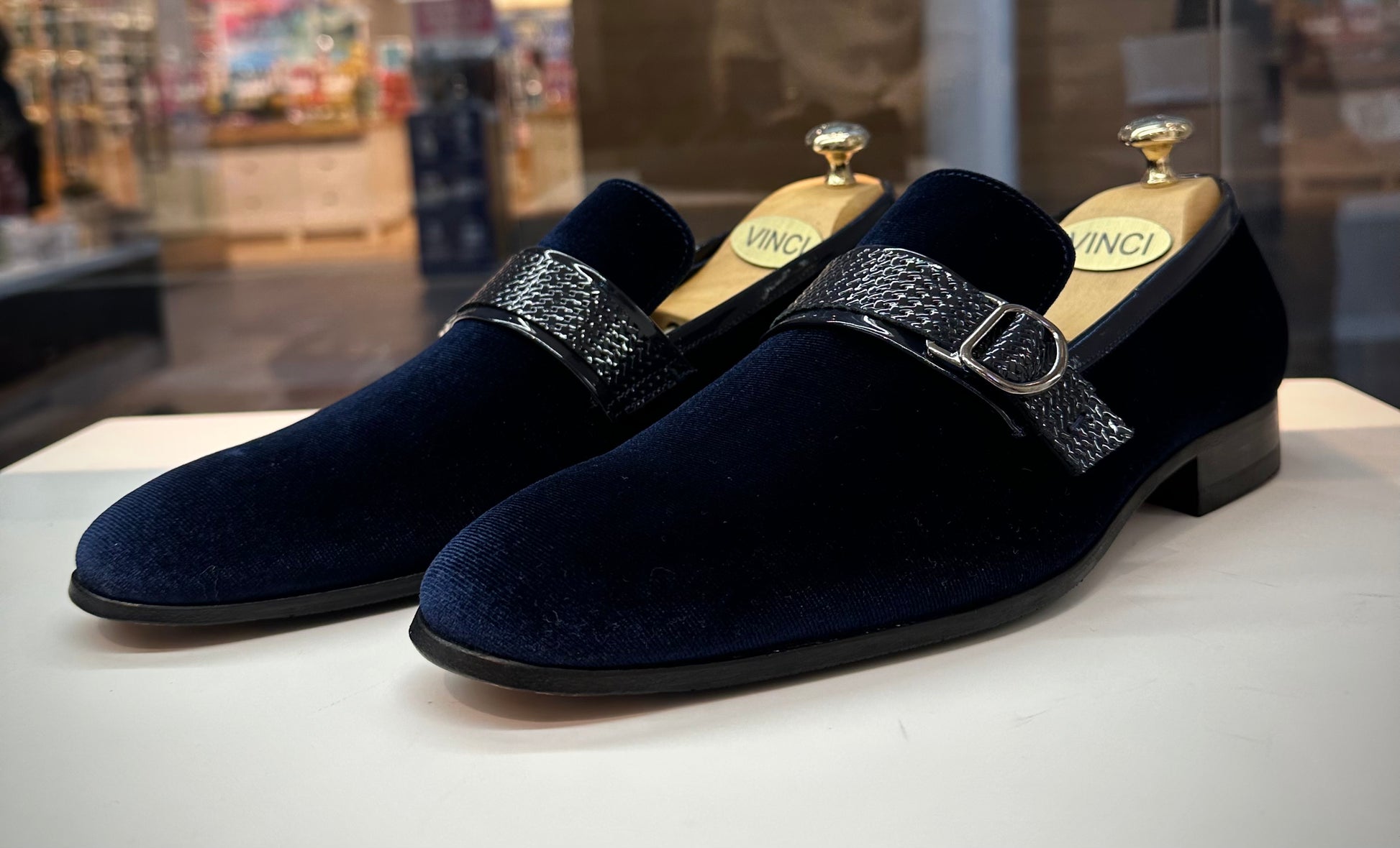 The Casaletti Navy Blue Bit Loafer Men Shoe – Vinci Leather Shoes